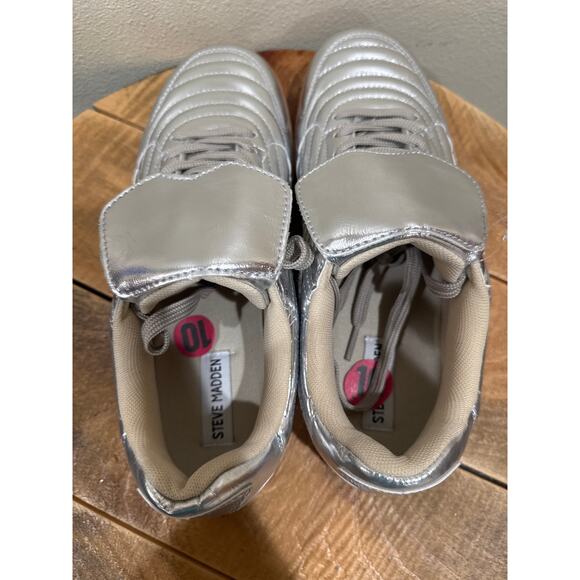 Womens Steve Madden Women's Madrid Foldover Lace Up Sneakers size 10 - Picture 5 of 8